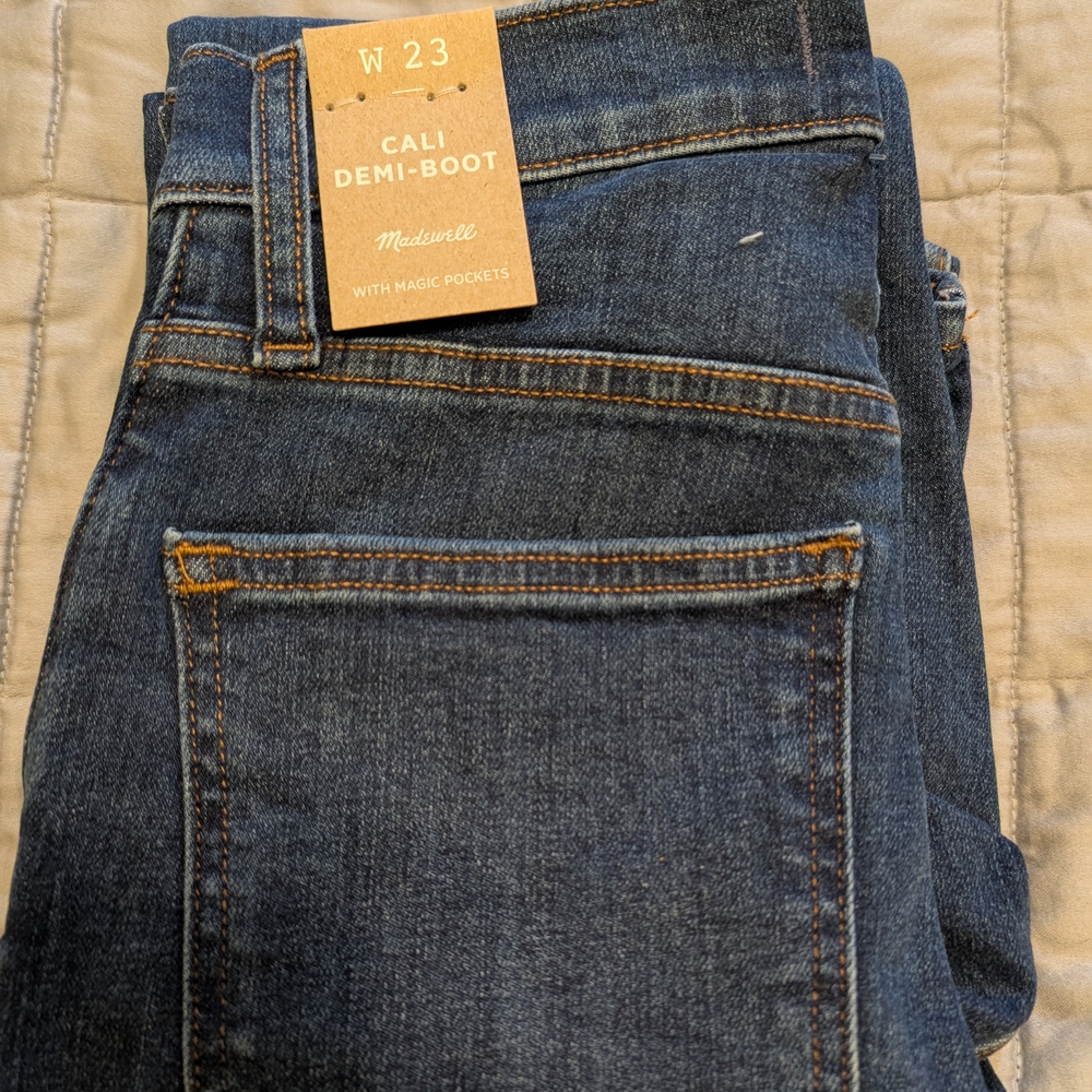 Madewell Blue Cali Demi-Boot Jeans